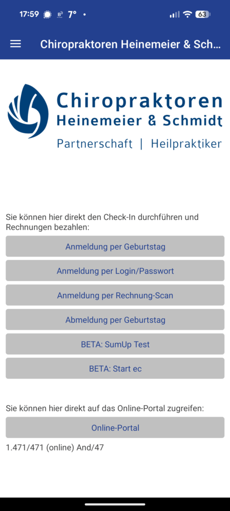 app buttons standard