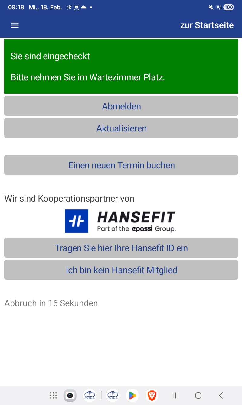HF01 checkin