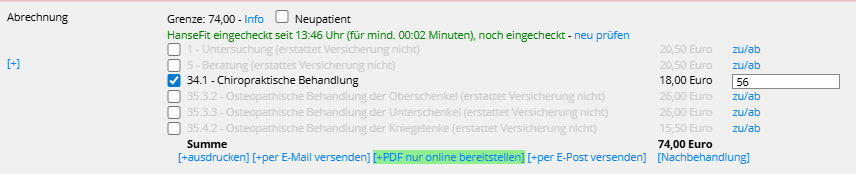 re vorschlag +checkin