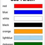 css farben