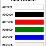 hex farben
